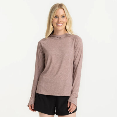 Women’s Elevate Hoodie – Heather Fig