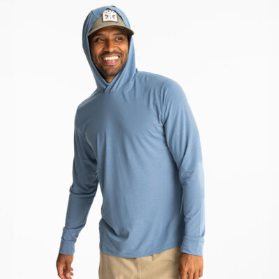 Men’s Elevate Lightweight Hoodie – Bluestone