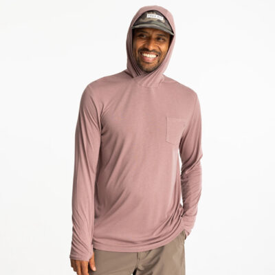 Men’s Bamboo Lightweight Hoodie – Fig