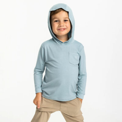 Toddler Bamboo Shade Hoodie – Ocean Mist