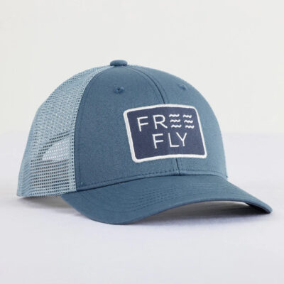 Wave Trucker Hat – Slate Blue