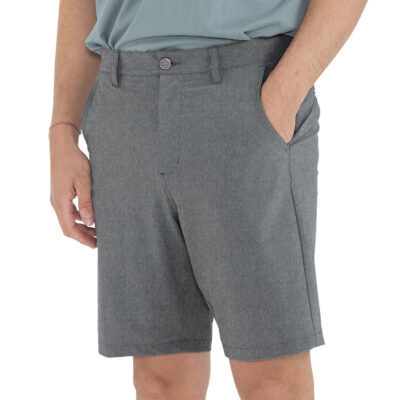 Men’s Hybrid Short II – 9″ – Heather Graphite