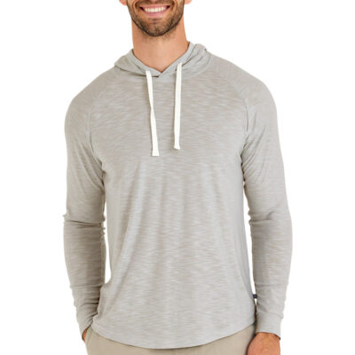 Men’s Bamboo Slub Hoodie – Harbor Grey