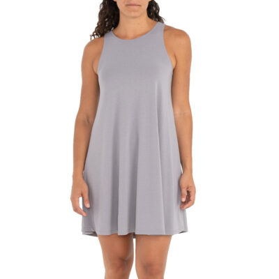 Women’s Bamboo Flex Dress – Silver Stone