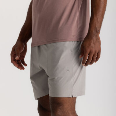 Men’s Bamboo-Lined Active Breeze Short – 7″ – Cement