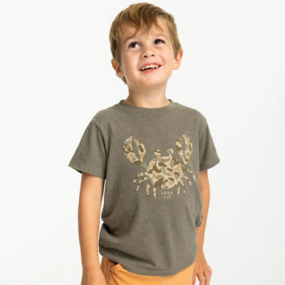 Toddler Camo Crab Tee – Heather Fatigue