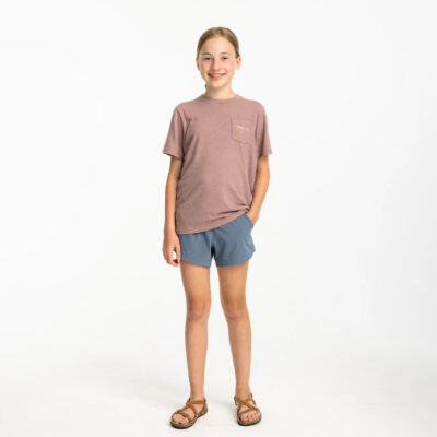 Girls’ Pull-On Breeze Short – Pacific Blue