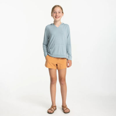 Girls’ Bamboo Shade Hoodie – Ocean Mist