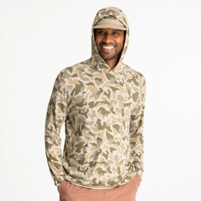 Men’s Bamboo Shade Hoodie – Barrier Island Camo