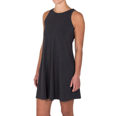 Women’s Bamboo Flex Dress – Heather Black