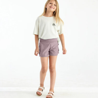 Girls’ Bamboo-Lined Breeze Short – Purple Peak