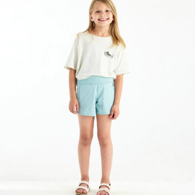 Girls’ Bamboo-Lined Breeze Short – Sea Glass