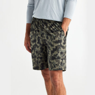 Men’s Breeze Short – 8″ – Marshland Camo