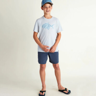 Boys’ Breeze Short – Blue Dusk II