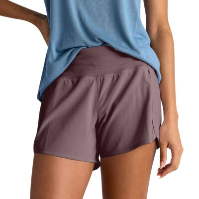 Women’s Bamboo-Lined Breeze Short – 4″ – Purple Peak