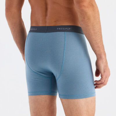 Men’s Elevate Boxer Brief – Blue Fog