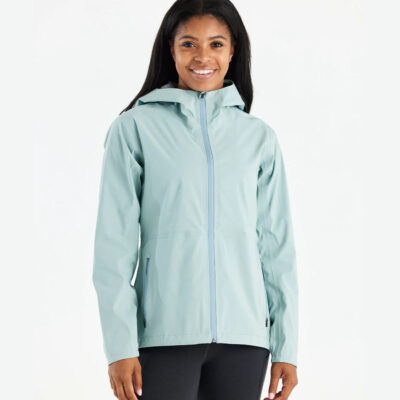 Women’s Cloudshield Rain Jacket – Ocean Mist