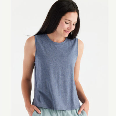 Women’s Bamboo Current Tank – Stonewash