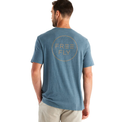 Elevation Tee – Heather Slate Blue