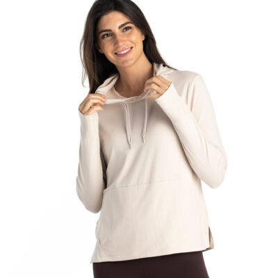 Women’s Bamboo Flex Hoodie – Stone