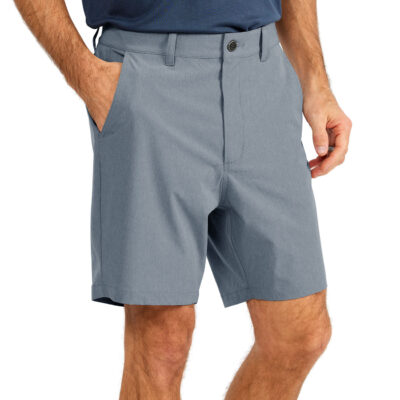 Men’s Hybrid Short II – 7″ – Heather Blue Dusk