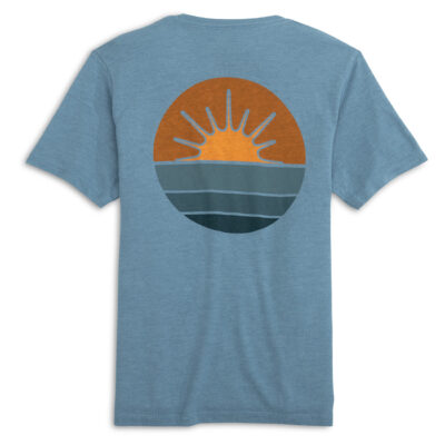 Youth Low Light Tee – Heather Blue Reef