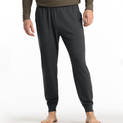 Men’s Bamboo Lightweight Fleece Jogger – Black Sand