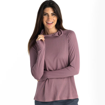 Women’s Bamboo Lightweight Hoodie II – Sea Moss Purple