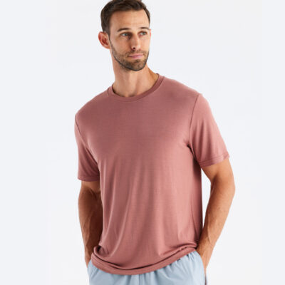 Men’s Bamboo Motion Tee – Redwood