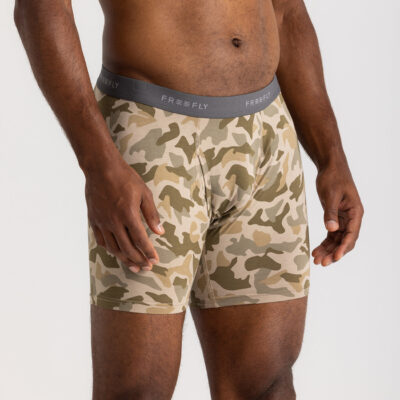 Men’s Bamboo Motion Boxer Brief – Barrier Island Camo