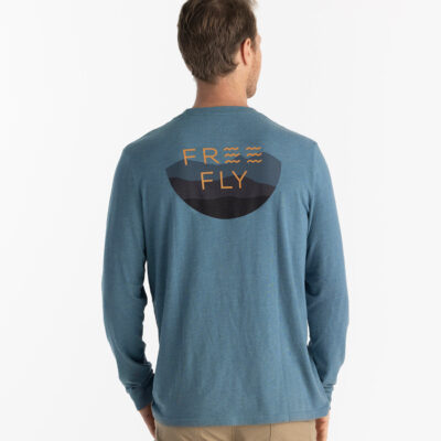 Open Range Long Sleeve – Heather Slate Blue