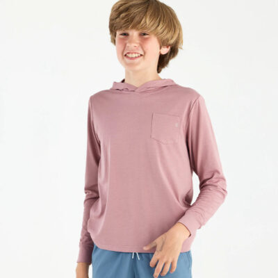 Youth Bamboo Shade Hoodie – Ash Rose