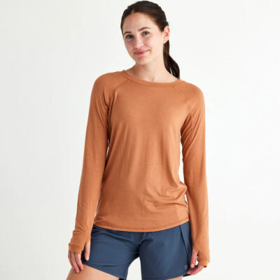 Women’s Bamboo Shade Long Sleeve – Desert Sun