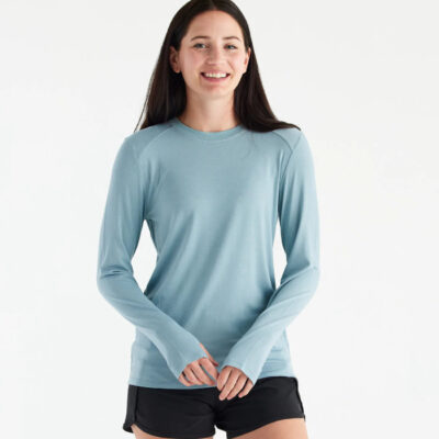 Women’s Bamboo Shade Long Sleeve II – Ocean Mist